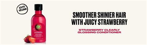 The Body Shop Strawberry Clearly Glossing Conditioner, 250 ml : Amazon ...