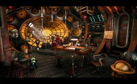 Steampunk Airship Interior