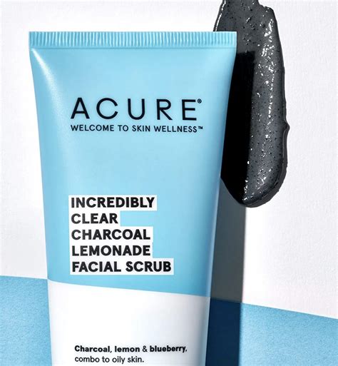 ACURE Incredibly Clear Charcoal Lemonade Facial Scrub - BLOOM Parent Hub