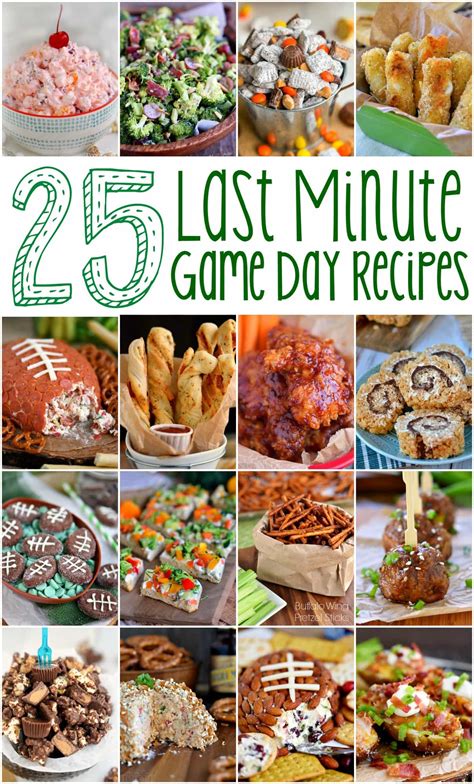 25 Last Minute Game Day Recipes - Mom On Timeout
