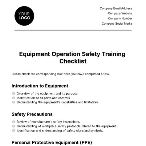 Image result for Machine Safety Operation Training Form