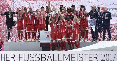 Bundesliga: Bayern Munich lift trophy, Aubameyang claims golden boot on ...