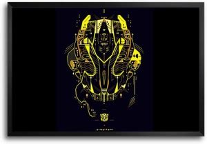 RangeeleInkers Transformer Technical Art Laminated Frame Poster Paper ...