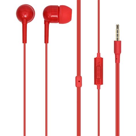 MINISO Wired In Ear Earphone with Mic (Red) : Amazon.in: Electronics