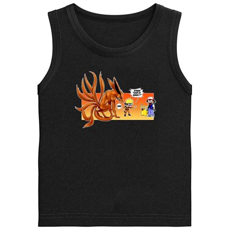 Buy Kids Black Naruto Vest - Pokémon Parodic Naruto and Kyubi X Sasha ...