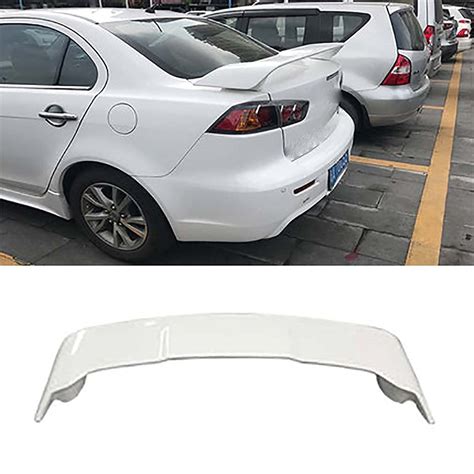 Buy SIOM For Mitsubishi Lancer Ex Spoiler Abs Material Rear Wing Car ...