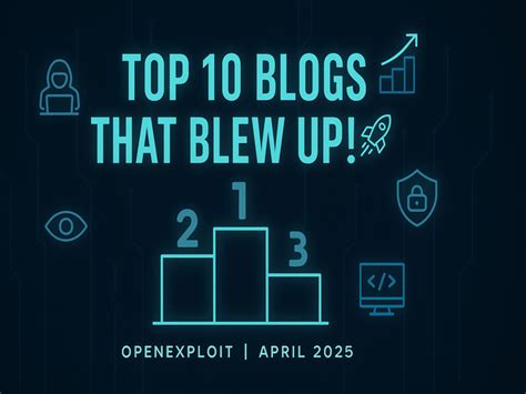 Top 10 Blog Articles That Made April 2025 a Big Success for OpenExploit.in