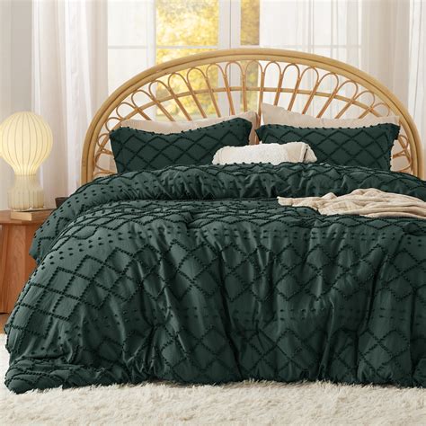 Amazon.com: Andency Emerald Green California King Comforter Set, Cal ...
