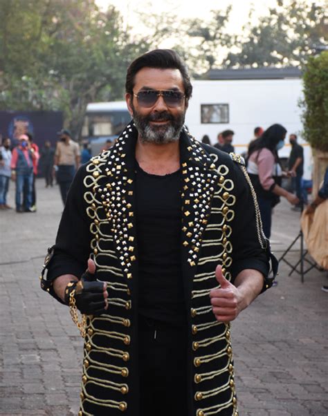 Bobby Deol Looks Super Sharp In His Salt & Pepper Beard & Golden ...