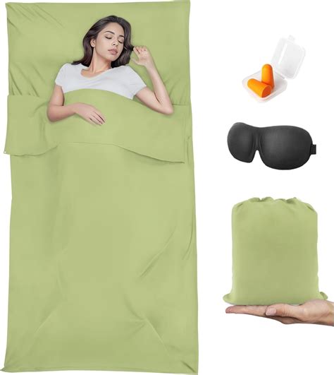 Sleeping Bag Liner,Travel Sheet & Adult Sleep Sack, Camping Sheets ...