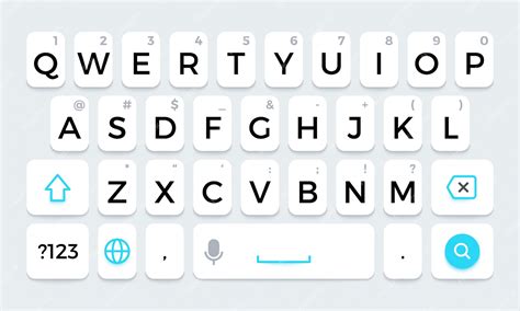 Premium Vector | Phone keyboard. Cellphone keypad with letters and ...