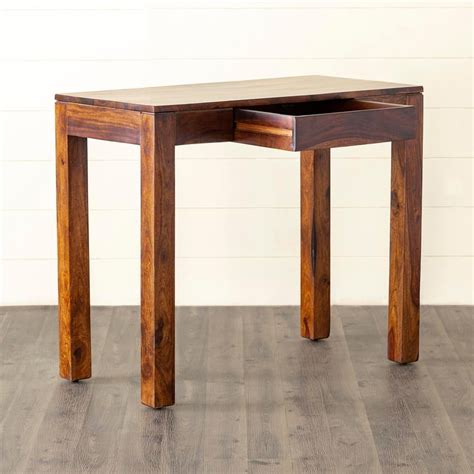 Buy Helios Dude Budget Brown Sheesham Wood Study Table from Helios by ...