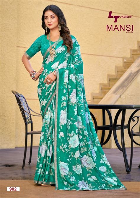 LT FASHION MANSI VOL 9 WHOLESALE MICRO PRINTED CLASSY SAREES FOR WOMEN ...