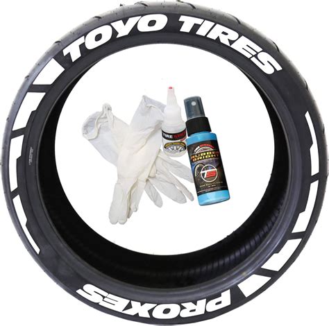 Buy Tire Stickers Toyo Tires Proxes Frost Edition - DIY Permanent ...