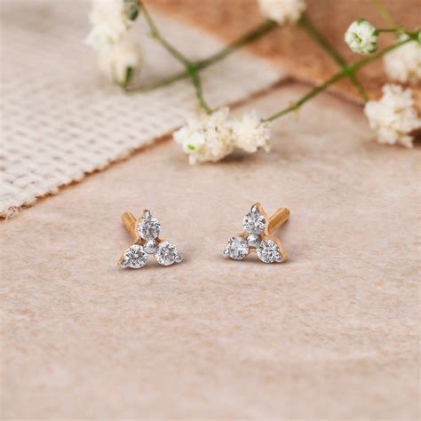 Petite Diamond Stud Earrings