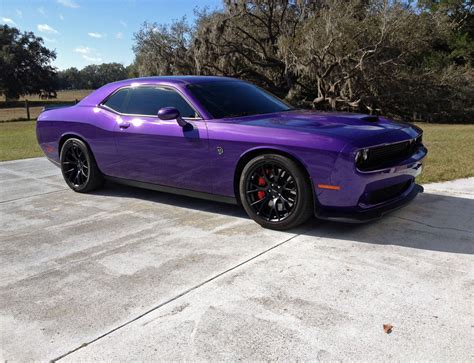 Purple Challenger Hellcat Wallpaper