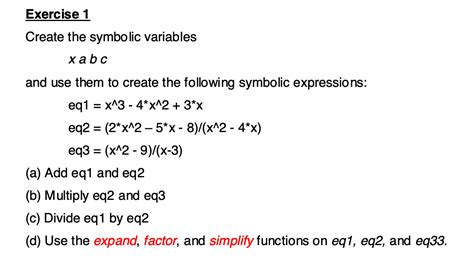 Image result for Symbolic Variables MATLAB