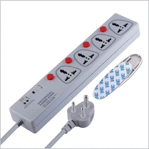 MX 4 Outlet Power Strip Extension Board with Universal Socket ...