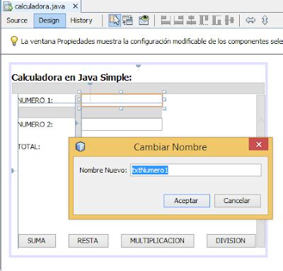 Calculadora Java Netbeans 的图像结果