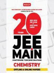 20 Years Jee Main Chapterwise Solution- Chemistry 2021: Buy 20 Years ...