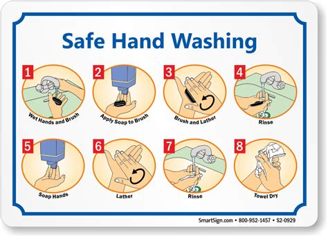 Image result for Hand Washing Sign Steps