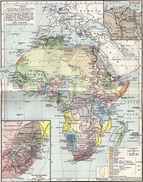 Africa and the British Empire Maps