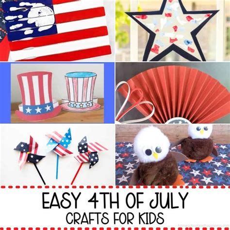 Easy 4th of July Crafts for Kids