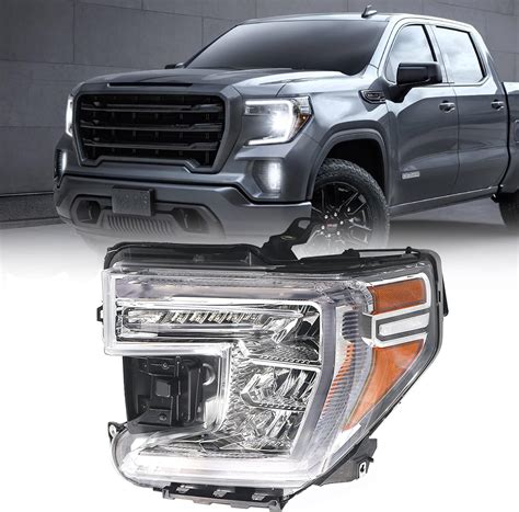 Amazon.com: FIONE for GMC Sierra 1500 Headlight Assembly 2019 2020 2021 ...