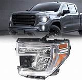 Buy FIONE for GMC Sierra 1500 Headlight Assembly 2019 2020 2021 2022 ...