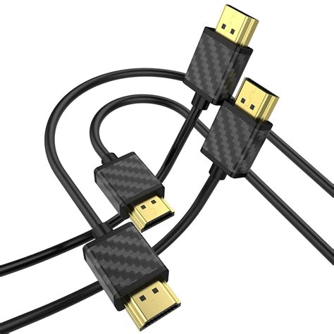 4K HDMI Cable 6ft (2 Pack), SOEYBAE HDMI 2.0 Cable Supports 4K@60Hz, 3D ...