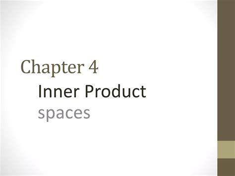 Inner Product Spaces Tutorials 的图像结果