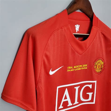 Manchester United Home 2007-08 - Retro Shirt – Full Time Store