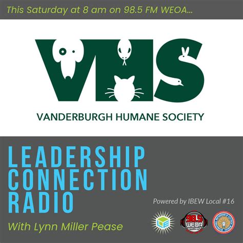 This week, we'll talk to our friends at Vanderburgh Humane Society ...