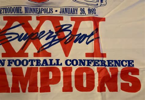 Huge Buffalo Bills Super Bowl XXVI Flag / Pennant 35” x 43” | eBay