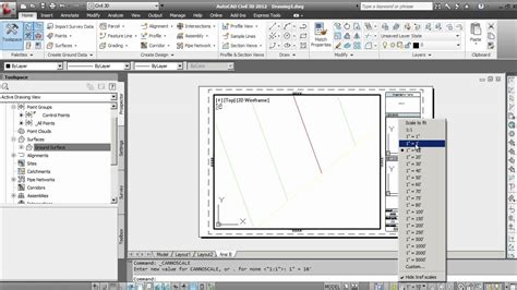 Civil 3D Create a Layout 的图像结果