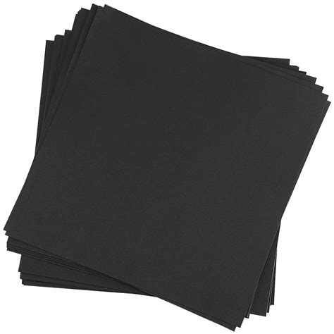 Buy SEUNMUK 150 Pack 12 x 12 Inch Black Cardstock Paper, 80 lb ...
