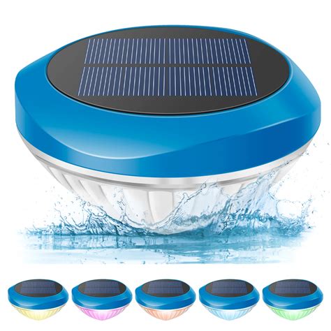 LED Floating Pool Light Underwater 16 Colors RGB Waterproof Swimming ...