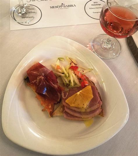 Mesón Sabika menu in Naperville, Illinois, USA