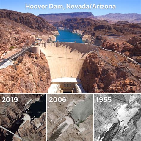 Historic Aerials on LinkedIn: 💦 Hoover Dam, located on the border ...