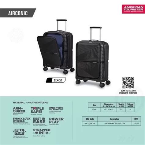 American Tourister Airconic Cabin Trolley Bag in bulk for corporate ...