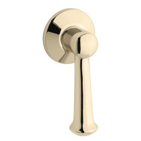 KOHLER Kathryn 4-in Side Mount Vibrant French Gold Toilet Lever 9131-AF ...