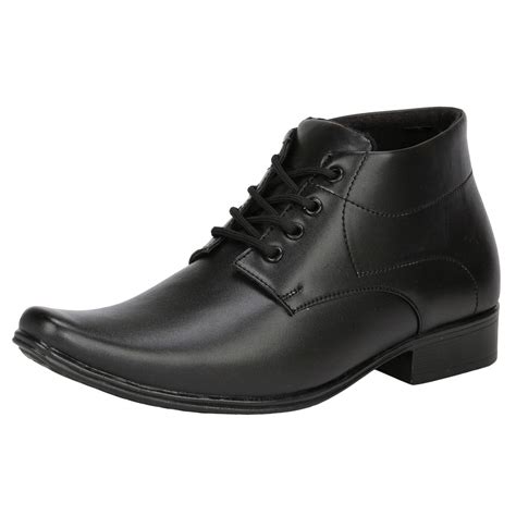 Buy Kraasa Men's Lace-Up Formals Closed-Toe Shoes -Black, UK 9 at Amazon.in