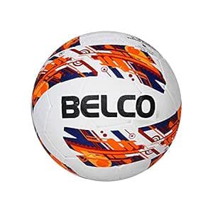 Belco Sports Red Cyclone Rubber Moulded Football Size 5 : Amazon.in ...