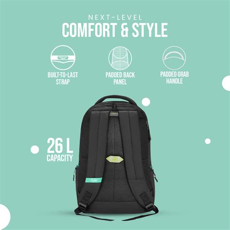 Skybags Fox Business Pro Laptop Backpack (H) Black