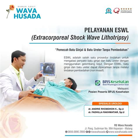 ESWL (Extracorporeal Shock Wave Lithotripsy) – Rumah Sakit