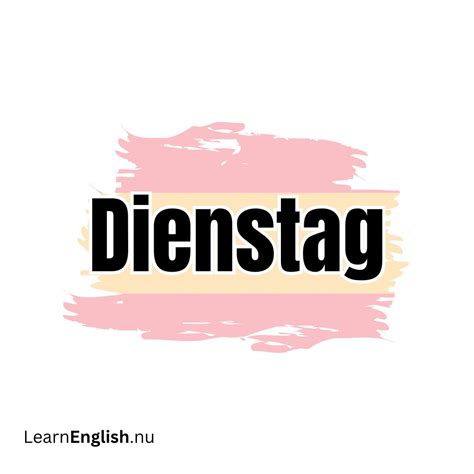 Days of the Week in German - learn german