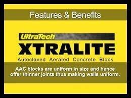 Ultratech Xtralite AAC Blocks 8 Inch - TheCementStore