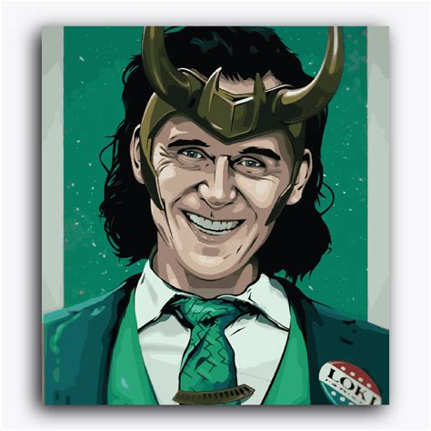 Loki - Tom Hiddleston – PaintWaint