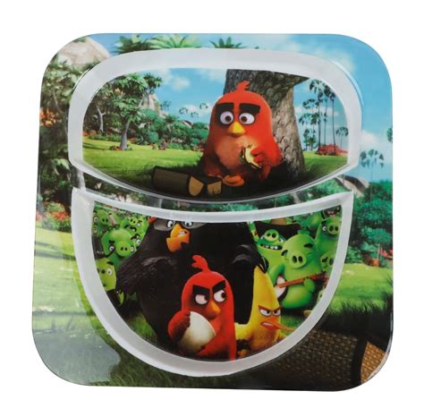 Buy Shree Murti 7'' Inch 2 Section Melamine Round Cartoon Prints Dinner ...