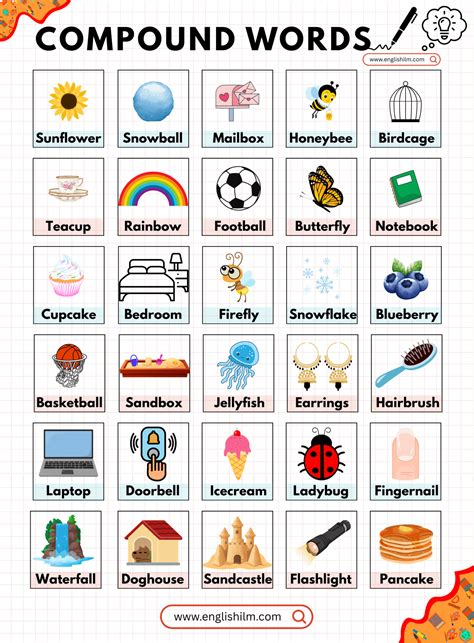 Compound Words Examples 70 的图像结果